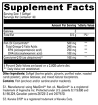 CoQmax™ Omega 100 mg 60 Softgels Supplement Facts